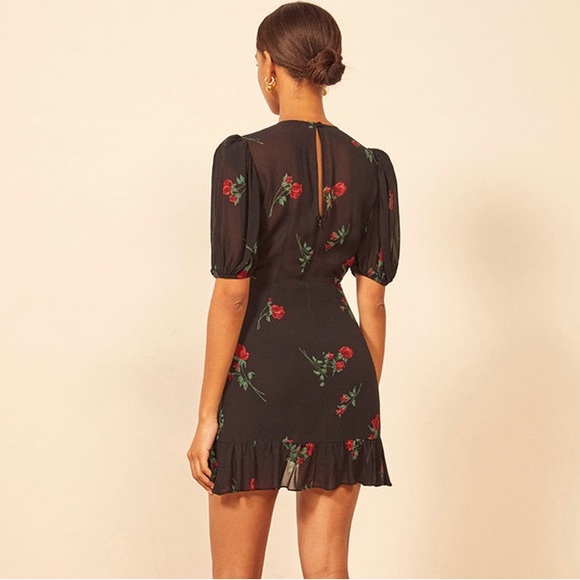 Reformation Alcott Dress In Rochelle mini dress - Picture 8 of 11